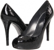 Black Fianco Croco Stuart Weitzman Vamp for Women (Size 7.5)