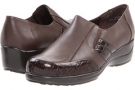 Brown Leather/Croc Patent Walking Cradles Drake for Women (Size 8)