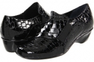 Black Croc Print Leather Walking Cradles Tijuana for Women (Size 7.5)