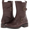 Dark Brown Leather Enzo Angiolini Sinley for Women (Size 6)