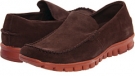 Dark Brown Suede NoSoX Moc for Men (Size 11)