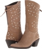 Tan Roper Rockstar Studded Back Zip Boot for Women (Size 9)