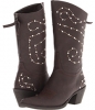 Brown Roper Rockstar Studded Back Zip Boot for Women (Size 6)