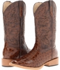 Tan Embossed Croco Roper Square Toe Cowboy Boot for Women (Size 8)