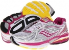 White/Purple/Yellow Saucony Hurricane 15 W for Women (Size 5)