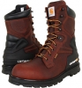 Pebbled Brown Carhartt CMW8139 8 Insulated Soft Toe Boot for Men (Size 10)