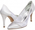 White Satin Stuart Weitzman Bridal & Evening Collection Tiptop for Women (Size 9.5)