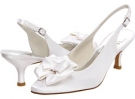 White Satin Stuart Weitzman Bridal & Evening Collection Boalimid for Women (Size 7)