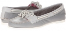 Grey/Silver/Charcoal Leather Sperry Top-Sider Audrey for Women (Size 5)