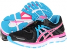 Black/Electric Pink/Turquoise ASICS GEL-Excel33 2 for Women (Size 6.5)