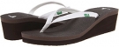 White Sanuk Yoga Spree Wedge for Women (Size 7)