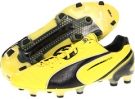 Blazing Yellow/Black/White PUMA King SL FG for Men (Size 8)