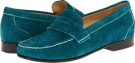 Pendant Teal Suede Cole Haan Monroe Penny for Women (Size 7.5)