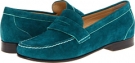 Pendant Teal Suede Cole Haan Monroe Penny for Women (Size 9.5)