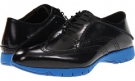 Black Brush Off Leather Hush Puppies FIVE-Brogue for Men (Size 8)