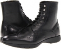 Black Leather Hush Puppies FIVE-Boot for Men (Size 10.5)