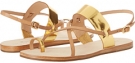 Gold Speechio/Natural Vachetta Kate Spade New York Ashley for Women (Size 7.5)