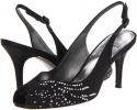 Black Satin Stuart Weitzman Bridal & Evening Collection Constellation for Women (Size 10)