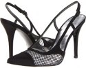 Black Satin Stuart Weitzman Bridal & Evening Collection Elite for Women (Size 7)