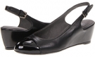 Black Nappa Leather Stuart Weitzman Tipin for Women (Size 5)