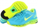 Gamma Blue/Volt Nike Air Max + 2013 for Women (Size 11)