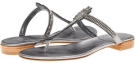 Pewter Nappa Stuart Weitzman Vanity for Women (Size 9.5)