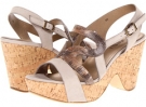 Perla Soft Nubuck/Multi Taupe Mally Ort/Ant Gold Vaneli Eter for Women (Size 7)