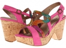 Fuchsia Nubuck/Multi Fuchsia Blix Squama Print Vaneli Eter for Women (Size 10)