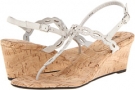 White E-Suede Vaneli Mariem for Women (Size 10)