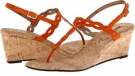 Orange E-Suede Vaneli Mariem for Women (Size 8)