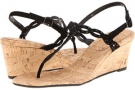 Black E-Suede Vaneli Mariem for Women (Size 6)