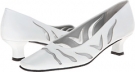 White Nappa/Mtch Mesh Vaneli Racilia for Women (Size 4)