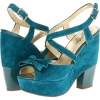 Teal Suede Seychelles Late Night for Women (Size 6)