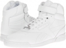 White/White/White Reebok Lifestyle Ex-O-Fit Hi Clean Logo R12 for Men (Size 11.5)