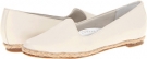 Off White Leather Trotters Lizpadrille for Women (Size 6.5)