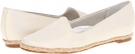 Off White Leather Trotters Lizpadrille for Women (Size 10)