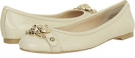 Ivory Patent Anne Klein Cosette for Women (Size 6)