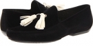 Oyster White/Black Vivienne Westwood Plastic Flocked Tassel Mocassin for Men (Size 12)