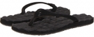 Black on Black Volcom Recliner Sandal for Women (Size 9)