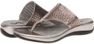 Pewter Metallic Leather SoftWalk Tallahassee for Women (Size 6.5)