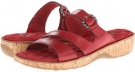 Red Veg Calf Leather w/ Cork Bottom SoftWalk Bermuda for Women (Size 12)