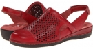 Red Veg Calf Leather SoftWalk Salina for Women (Size 5)