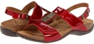 Red Patent VIONIC with Orthaheel Technology Dr. Weil with Orthaheel Technology Sonora Euro Strap for Women (Size 5)