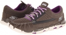 Charcoal/Purple SKECHERS Performance GObionic - Moccasin for Women (Size 5)