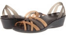 Bronze/Espresso Crocs Huarache Mini Wedge for Women (Size 10)