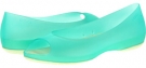 Island Green/Celery Crocs Carlie Flat for Women (Size 11)