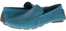 Blue Leather Hush Puppies Monaco Slip On MT for Men (Size 8)