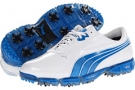 White/Brilliant Blue/Silver PUMA Golf Amp Cell Fusion for Men (Size 10.5)