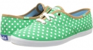 Bright Green Twill Keds Champion Dot for Women (Size 9.5)