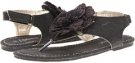 Black Glitter Denim Amiana 15/A5212 for Kids (Size 11)